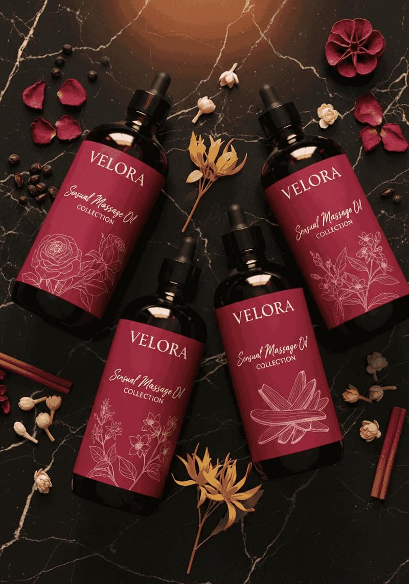 Velora Sensual Massage Oil Collection