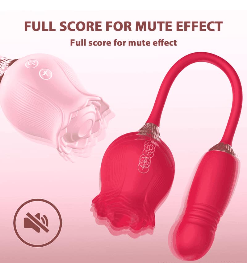 Velora Rose Thrusting Vibrator